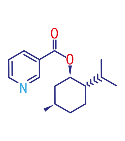 molecola menthyl nicotinate