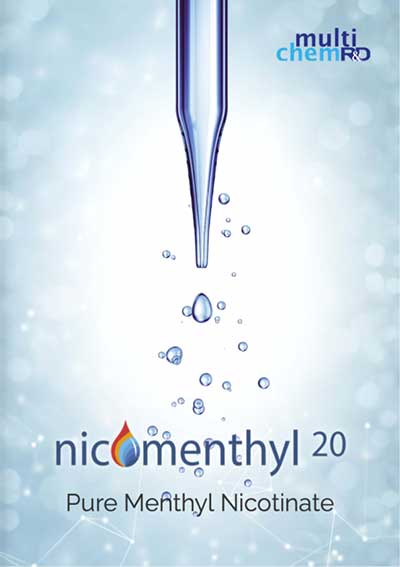 booklet menthyl nicotinate